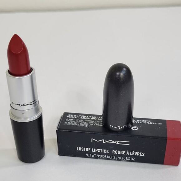 MAC Lipstick Lustre Shade Lady Bug Full Size 510 Glam Goth Wimsigoth Sexy NWT - Picture 4 of 4